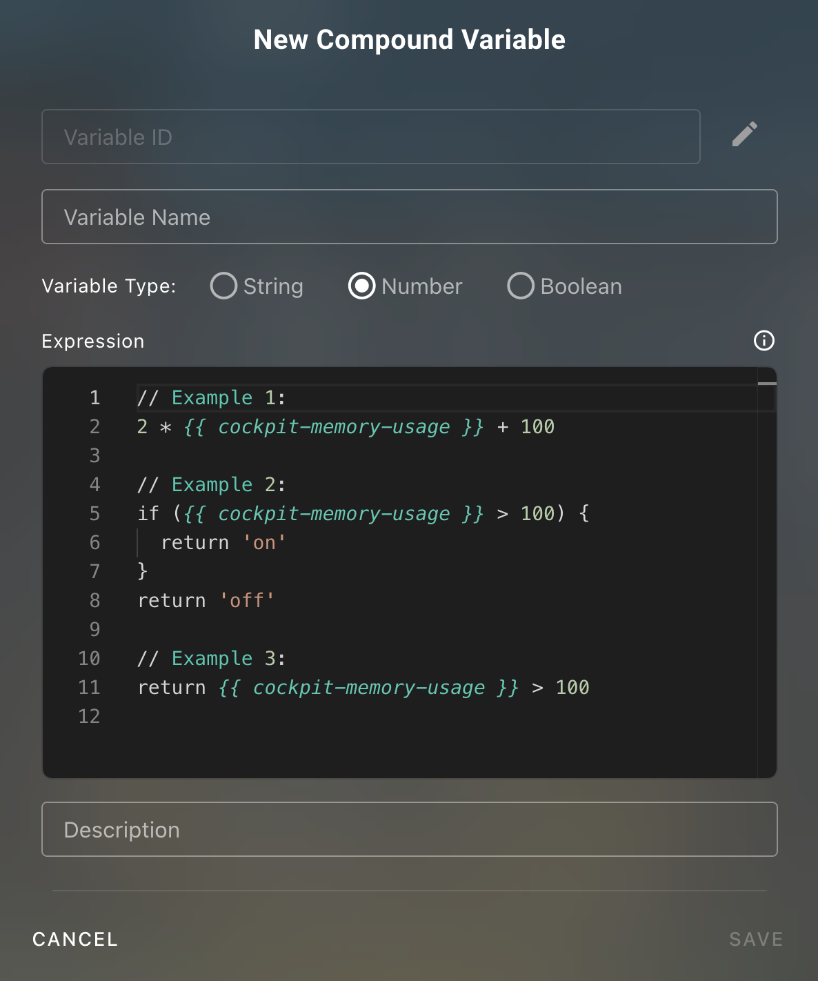 Data Lake Compound Variable