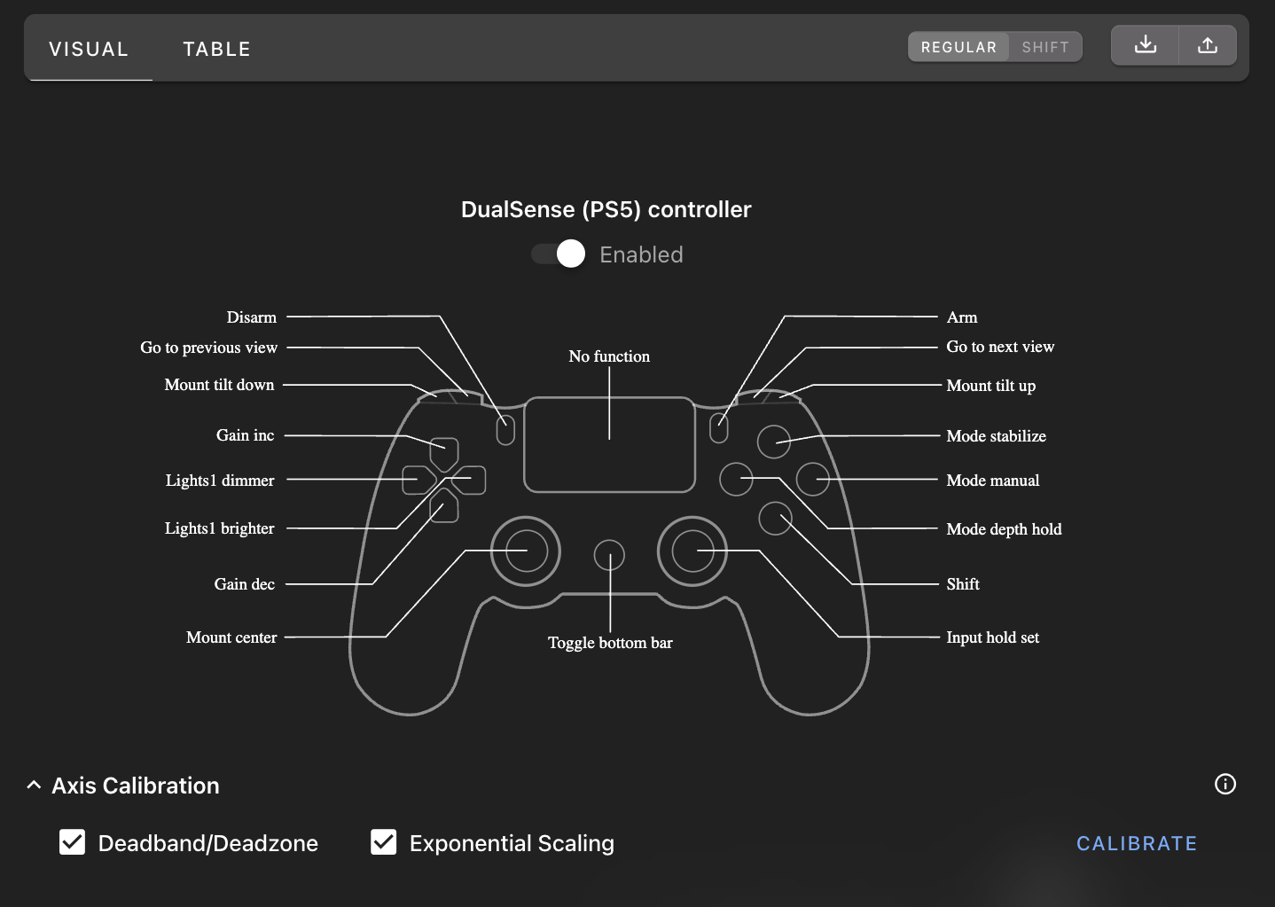 Joystick Button Mapping