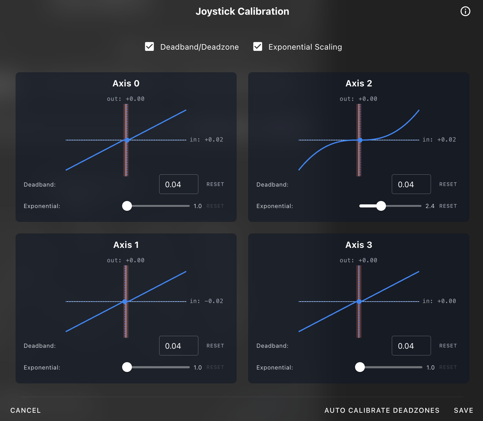 Joystick Calibration