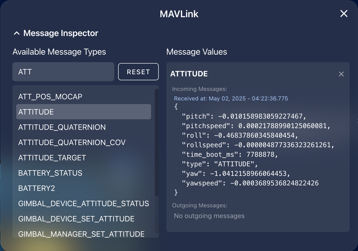 Mavlink Inspector