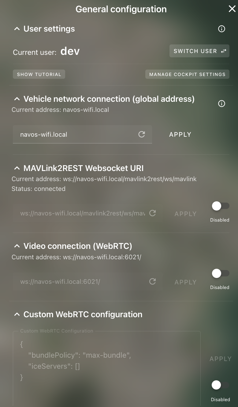 General Config