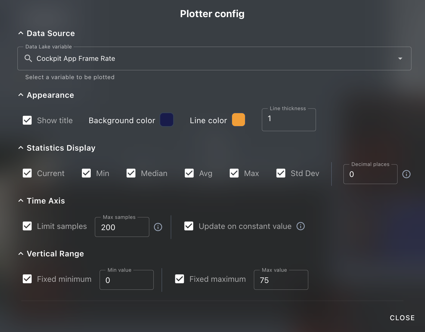 Plotter Config