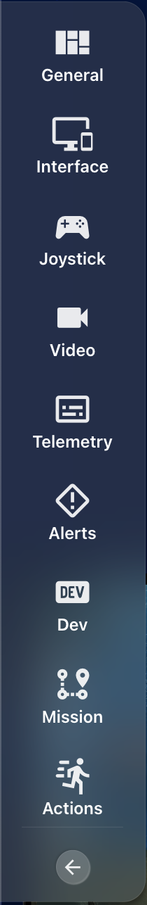 Settings Menu